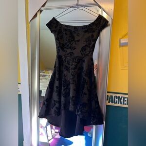 Off shoulder formal dress